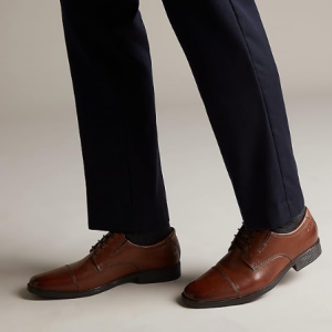 Men's Elegant Leather Style Oxford Dress Shoes